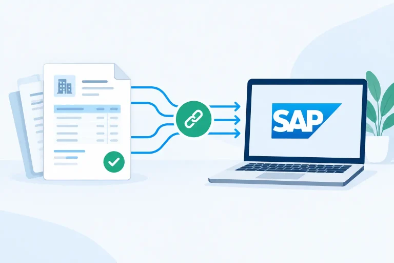How to Connect Invoices to SAP Without Rework